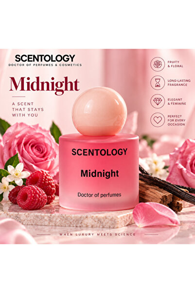 Scentology Doctor of perfums Midnight Eau de Parfum for Women – Fruity Floral...