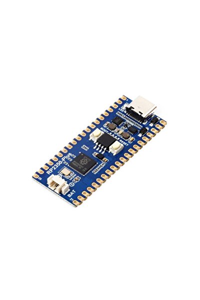 Waveshare RP2350-Plus 16MB Geliştirme Kartı — Raspberry Pi RP2350A Çift Çekirdek Mikrodenetleyici, Type-C, Lipo Şarj (Pico 2 Uyumlu)