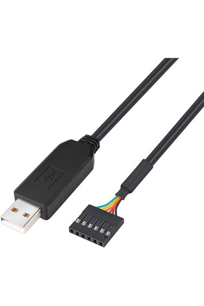 EXCEFORE محول USB إلى TTL من FTDI، كابل تصحيح الأخطاء 3.3 فولت، موصل أنثى 6 د...