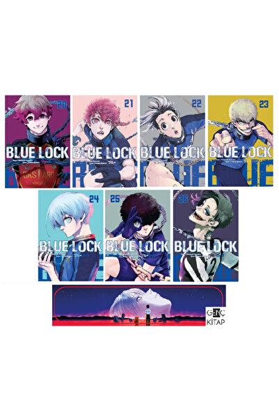 Komik Şeyler Blue Lock 20-21-22-23-24-25-26. Ciltler Manga Seti - Genç Kitap Ayraç Hediyeli