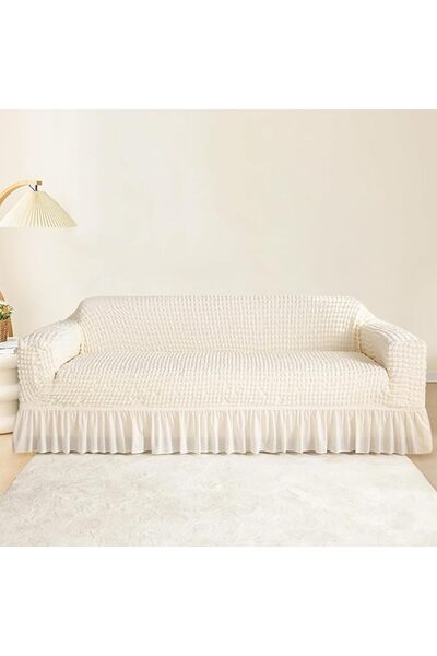 GENERAL Couch Cover,TIKHOME Washable High Elastic Durable Seersucker Fabric S...