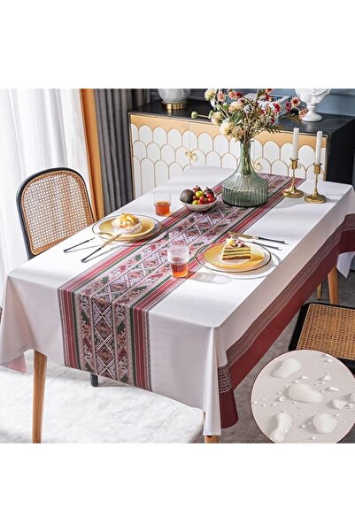 Bukela Tablecloths for Rectangle Tables Waterproof Oil Spill Proof Stain Resi...