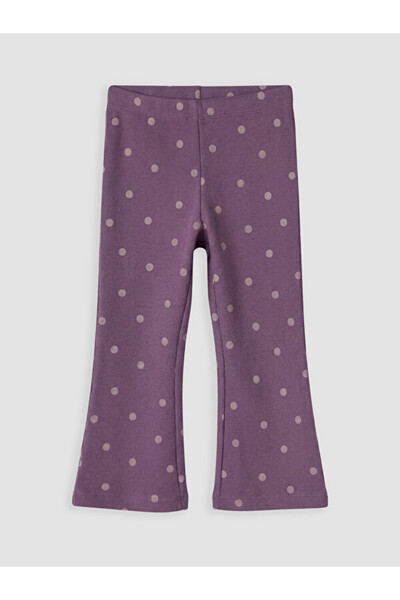 LC Waikiki Polka Dot Girls' Spanish Flare Leggings Pants