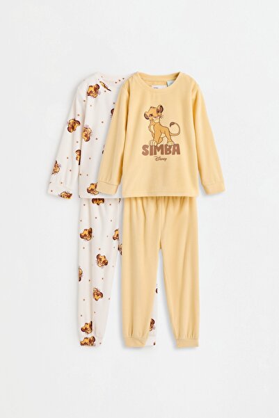 LEFTIES Pack 2 Simba ©Disney kadifemsi pijama takımı