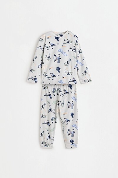 LEFTIES Kadifemsi uzun pijama