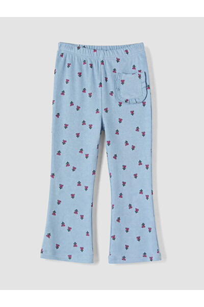 LC Waikiki Floral Spanish Flare Girls Leggings