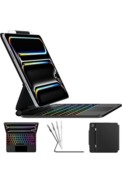 typecase Edge Keyboard Case for iPad Pro 11 M5/M4, Floating Stand