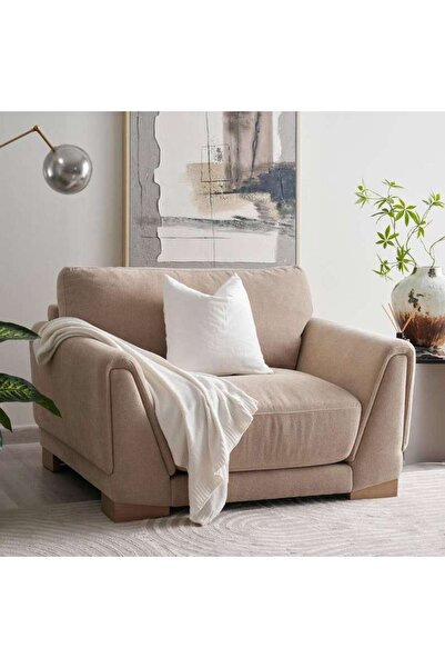 PAN HOME BOOT SINGLE SEATER SOFA- BROWN