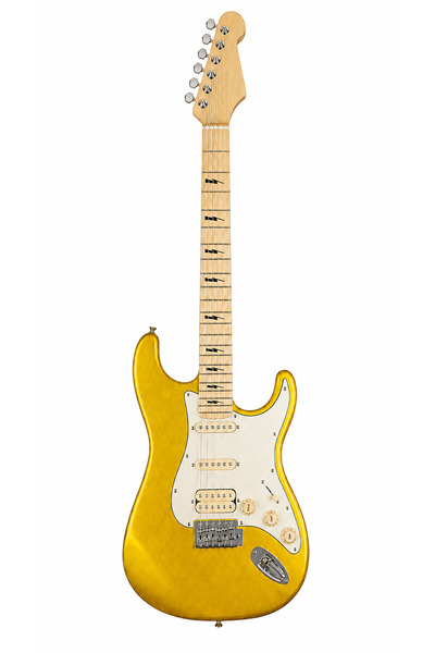 MegArya 6 String HSS Electric Guitar, Right-Handed Double-Cutaway Guitar with...