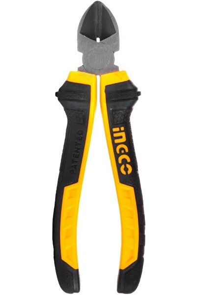 Ingco 18 cm Diagonal Cutting Pliers, with Polished Oil-Resistant and Anti-Rus...