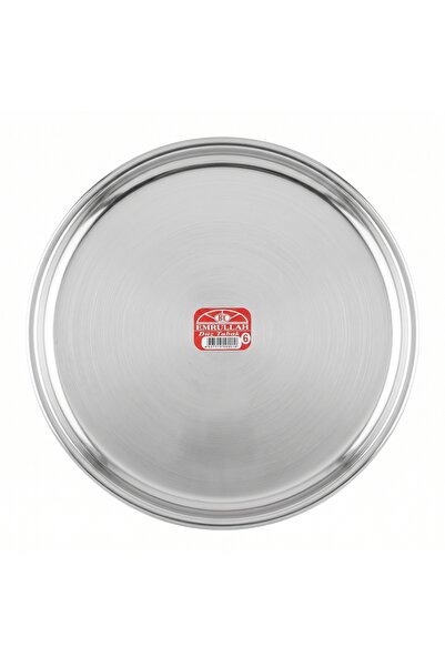 Emrullah Rostfrei Stainless Steel Flat Plate No:6 Ø23,50 cm Round Set of 2 (2...