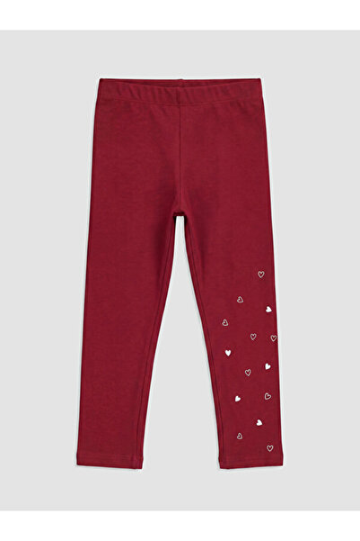LC Waikiki Girl's Heart Printed Tights