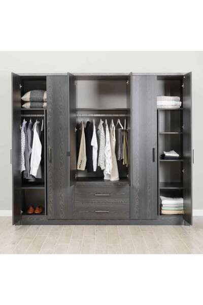 PAN HOME MATEO 6 DOOR WARDROBE