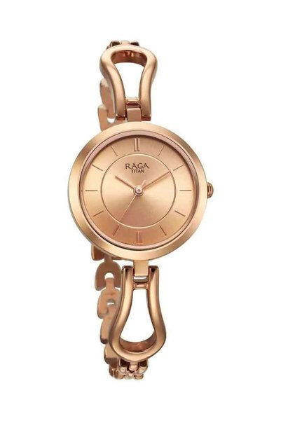 Titan Raga Rose Gold Dial Watch for Women
