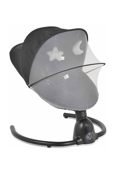 OXFORD HOME Oxford Electric καρέκλα χαλάρωσης μωρού με μουσική, Μαύρο, για πα...