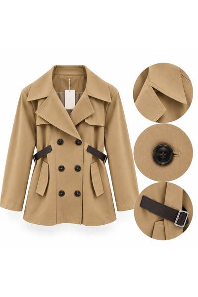 İNVİSUS Half Belted Lined Trench Coat