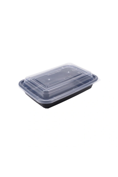 RITCO Rectangular Microwave Plate Carton 16 Black (150 Plates/Carton)