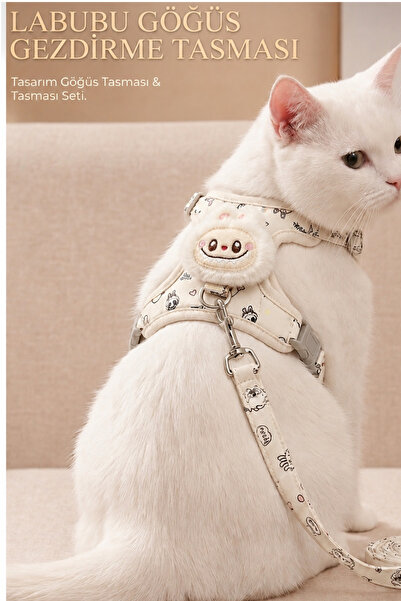 ego home Kaçış Önleyici Küçük ve Orta Irk Kedi Köpek Göğüs Tasması Yumuşak,Ne...