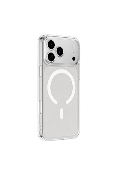 Nezih Case İphone 18 Pro Max ile Uyumlu Magsafe Özellikli Renkli Şeffaf Sert ...