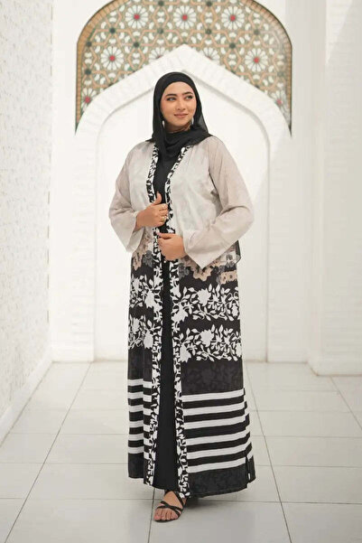 Forhunna Open Front Soft Abaya with Long Sleeves – Modern & Comfortable for A...