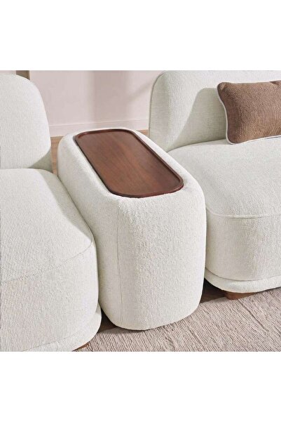 PAN HOME NERAO 4 SEATER SOFA - BEIGE