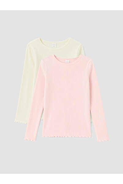 LC Waikiki Crew Neck Girls' T-Shirt 2-Pack
