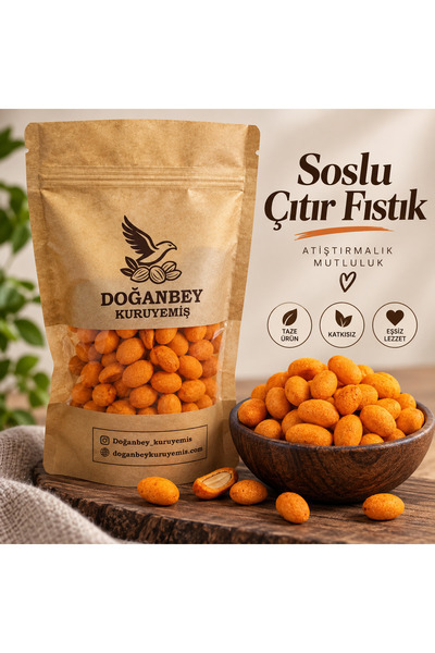 Doğan Bey kahve Soslu çıtır fıstık 500 gr