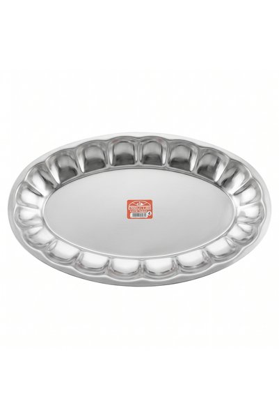 Emrullah Rostfrei Stainless Steel Sectioned Kayak Plate No:4 Extra Large 33,7...