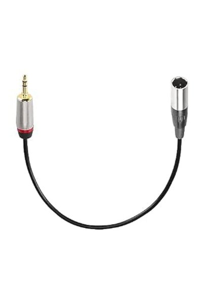 AXIYIBZI كابل صوت ستيريو صغير من XLR ذكر إلى 3.5 ملم، محول كابل XLR صغير ثلاث...