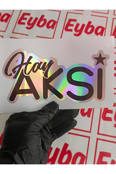 EYBA STİCKER Yes Written Action Hologram 18 cm 1 Piece