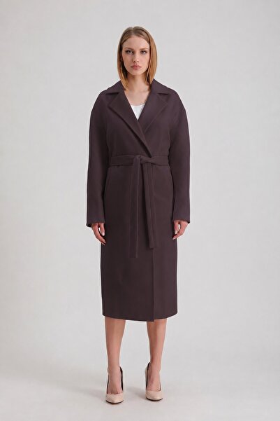 Leather Club Brown Cashmere Coat