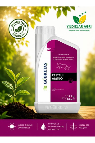 GÜBRETAŞ Restful Amino 1Lt (Bitkisel Menşeli Aminoasit)
