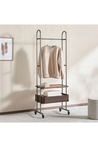 PAN HOME FIENO SHELF - WALNUT