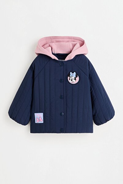 LEFTIES Minnie Mouse ©Disney süet detaylı kapitone ceket