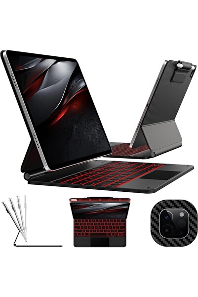 typecase Edge Keyboard Case for iPad Air 13 & Pro 12.9, Floating Stand