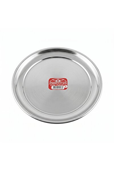 Emrullah Rostfrei Stainless Steel Flat Plate No:1 Ø16.00 cm Round Set of 2 (2...