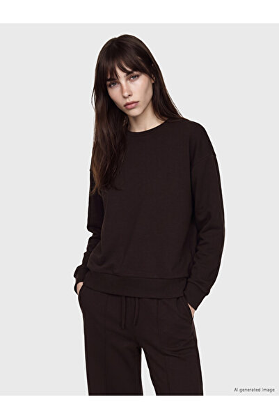 LC Waikiki Soft Touch Oversize Women's Sweatshirt