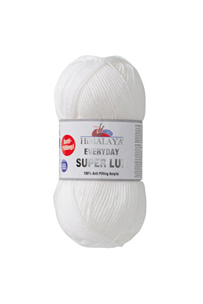 Himalaya Super Lux 100% Anti-Pilling Acrylic Hand Knitting Yarn 100 Gr 250 m ...