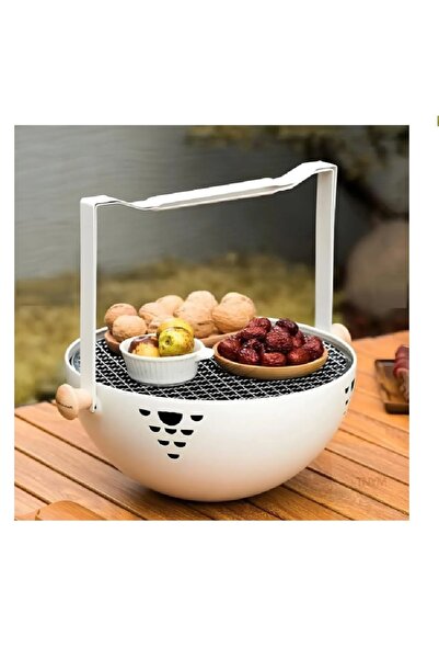 ACTEN 31cm small size portable folding stainless steel charcoal grill, barbec...