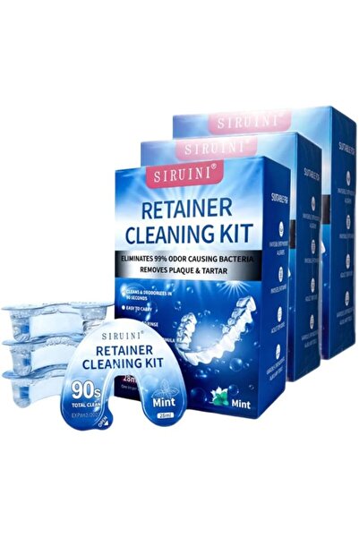 SKY TOUCH SKY-TOUCH 30PCS Retainer Cleaning Kit - Disposable 28ml x 10 Vials ...