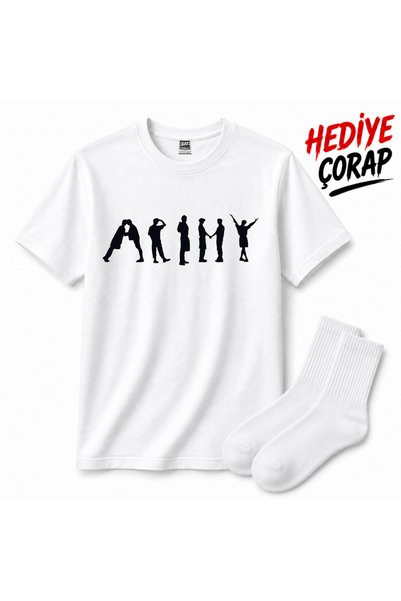 barsdepo АРМИЙСКА ТЕНИСКА С ЩРАПВА, УНИСЕКС, 100% ПАМУК (С ИЗНЕКИЗЪЧЕН ПОДАРЪК)