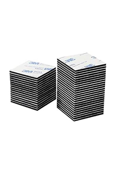 GENERAL 50 Pieces Of Foam Double-Sided Tape, 30mm Square Black, Used For Offi...