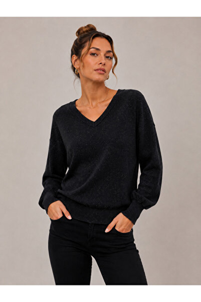Okçu Triko Women's V-Neck Knitwear Sweater 27K12309-99