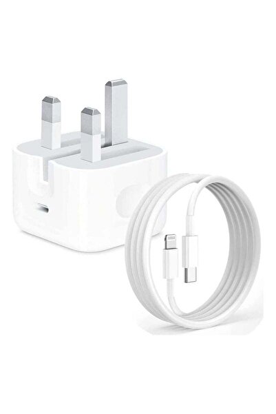 MMG iPhone 20W Fast Charger | USB C Wall Fast Charger with 1m USB C to Lightn...