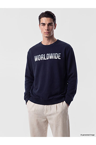 LC Waikiki Crew neck printed men's sweatshirt
