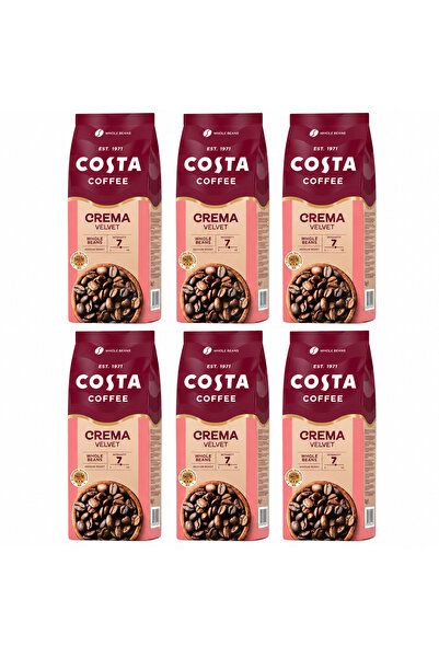 Costa 6 x Cafea boabe Velvet 1 kg