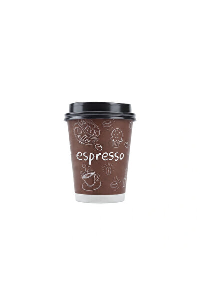 RITCO كرتون كاسات كابتشينو مع غطاء (880 كاس/كرتونة)