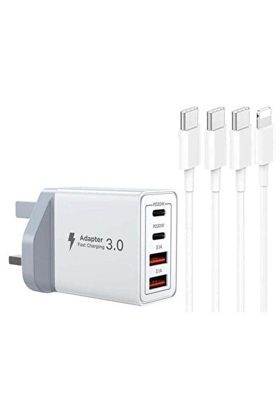 X-Level 2 Pack iPhone 17 Fast Charger Cable with Plug 40W 4-Port Fast Charger...