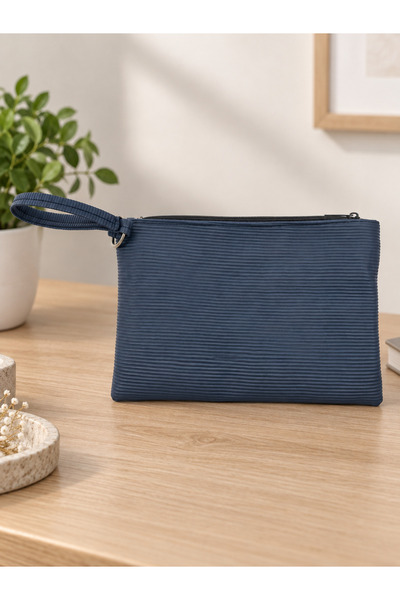 Soyoe Faux Leather Hand Bag, Stylish Wrist Strap Zippered Portfolio Multi-Purpose Cosmetic Wallet and Hand Wrist Bag