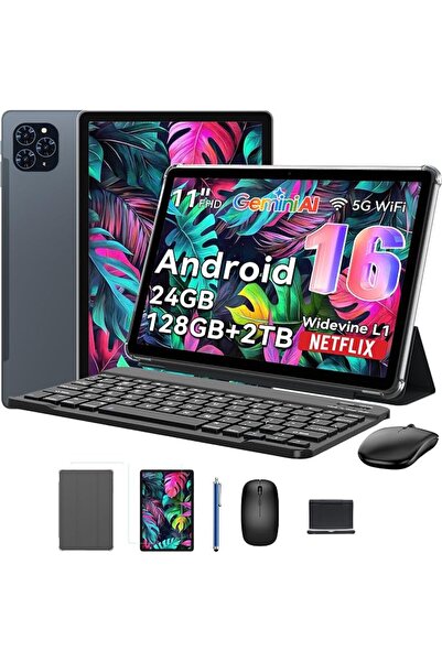 GENERAL TABWEE T90 Android 16 Tablet with Keyboard and Pen, 24GB +128GB (2TB TF)